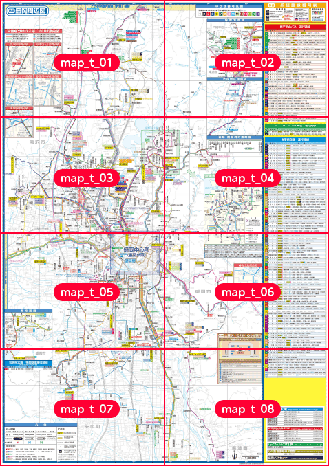 盛岡市バス路線マップ-1