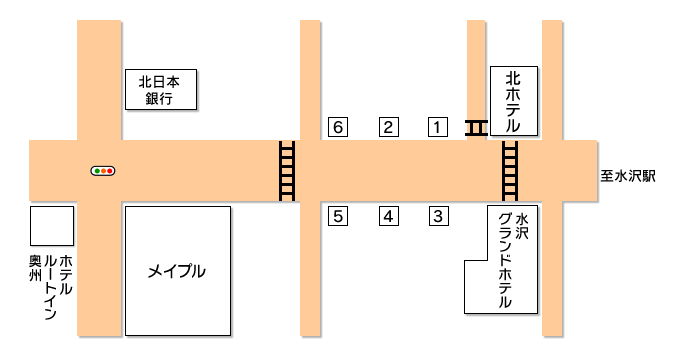 水沢駅前