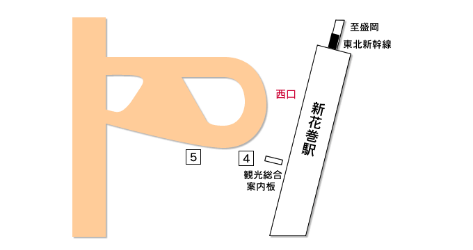 新花巻駅前